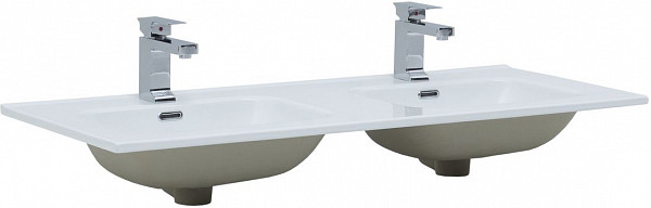 Раковина для тумбы Aquanet Flat 120 (двойная) 812-120D