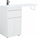 Тумба под раковину Aquanet Токио 48 белый (напольная, 1 ящик, 2 дверцы) 00237744