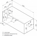 Акриловая ванна Aquanet West 130x70 (с каркасом) 00205300