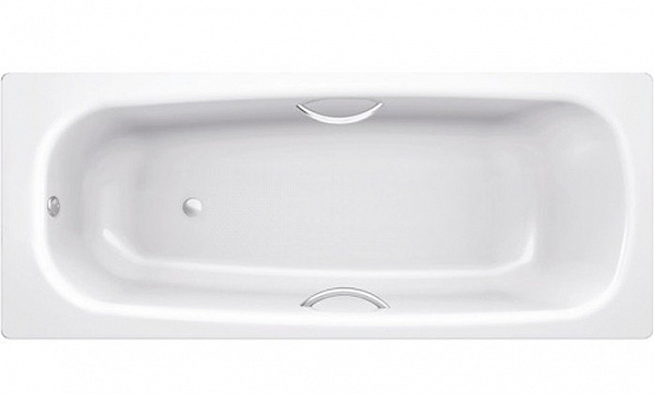 Стальная ванна BLB Universal HG 170x75 B75H с отверстиями под ручки