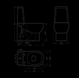 Унитаз с бачком Sanita Luxe Infinity INFSLCC01040522