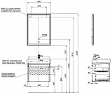Мебель для ванной Aquanet Nova Lite 60 дуб рошелье (1 ящик) 00242923