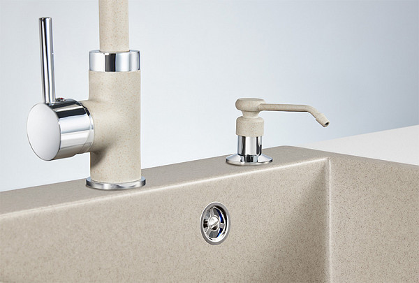 Дозатор для кухни Granula пирит, металлический корпус, 01Dpr