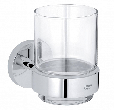 Стакан для зубных щеток Grohe Essentials 40447001 прозрачное стекло