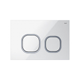 Клавиша смыва, универсальная, белая, Uniglass, 001, IDDIS, UNG01WCi77