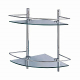 Полка стеклянная двойная Wasserkraft K-3122