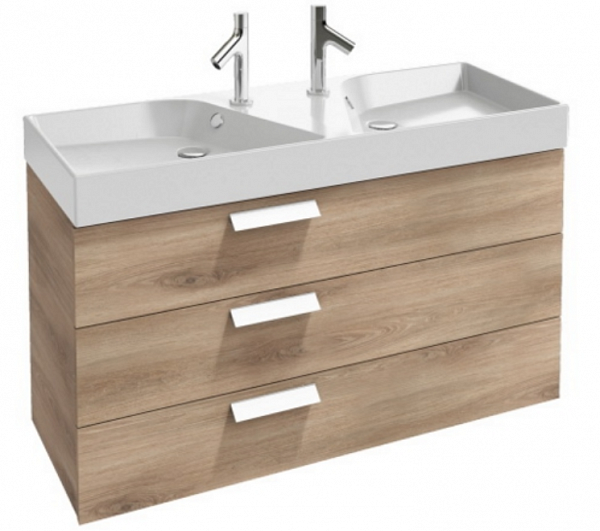 Двойная подвесная раковина-столешница Jacob Delafon Rythmik 120х46 см EXM112-Z-00