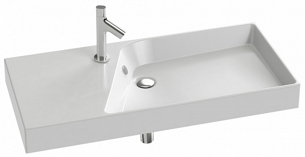 Подвесная раковина-столешница Jacob Delafon Rythmik 100х46 см EXN112-00