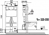 Унитаз с инсталляцией Roca Dama Senso 893104680