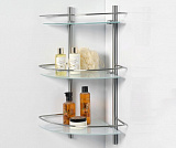 Полка стеклянная тройная Wasserkraft K-3733