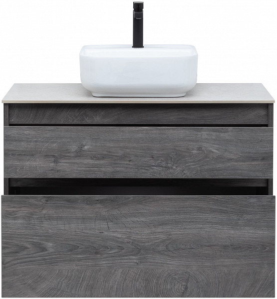 Тумба под раковину Aquanet Nova Lite 90 дуб рошелье (2 ящика) 00242267