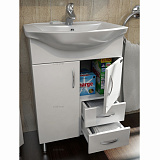 Тумба под раковину Грация 60 2 ящика Санта 201020