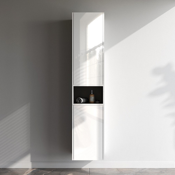 M8FOH0401WG Func, Ниша для хранения 25 см, 40 см, цвет белый глянец