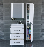 Шкаф-пенал Виктория 30 напольная/подвесная Санта 710001N