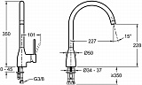 Смеситель для кухни Jacob Delafon Mariette E23303-CP