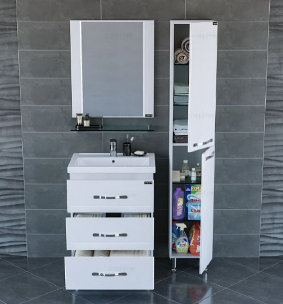 Шкаф-пенал Виктория 30 напольная/подвесная Санта 710001N