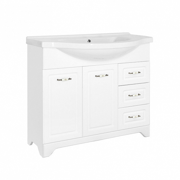 Тумба Style line Олеандр-2 100 под раковину Эльбрус 100