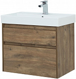Тумба под раковину Aquanet Nova Lite 75 дуб рустикальный (2 ящика) 00249515