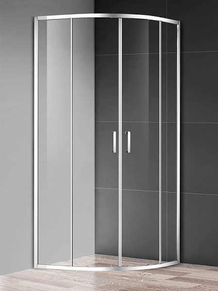 Душевой уголок AQUAme 800*800*1950мм., стекло 6мм, цвет профиля хром.