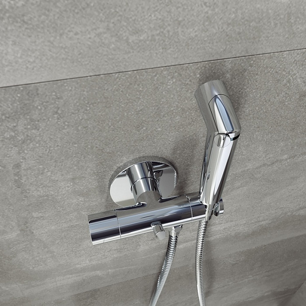 Встраиваемый смеситель с гигиеническим душем, Axes, IDDIS, AXESBR0i08