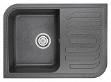 Мойка кухонная Granula прямоугольная кварц 7001, ГРАФИТ
