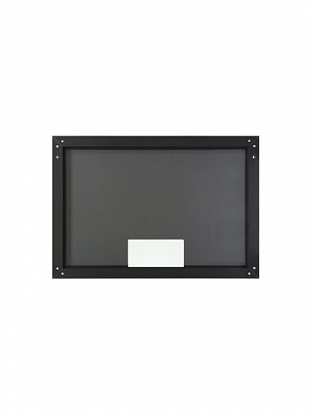 Зеркало Континент "Frame black standart" 1000x700
