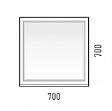 Зеркало с полкой Corozo "Каролина 70"