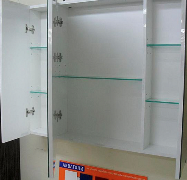 Зеркало-шкаф Акватон Мадрид 100x75 1A111602MA010 с подсветкой