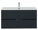 Мебель для ванной Aquanet Алвита New 100 2 ящика, антрацит 00274201