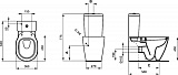 Унитаз-компакт напольный Ideal Standard Connect Space E119501