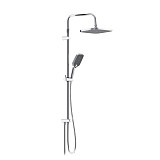 953000000 Gala душ.система: верх.душ 300*210 мм, ручн.душ 3 ф-ции 110*260 мм, штанга 1050-1450, хром