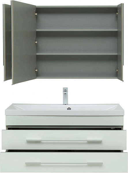 Мебель для ванной Aquanet Верона 100 белый (раковина Нота 284116) 00287649