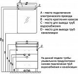 Тумба под раковину Акватон Америна 67 см 1A169001AM010