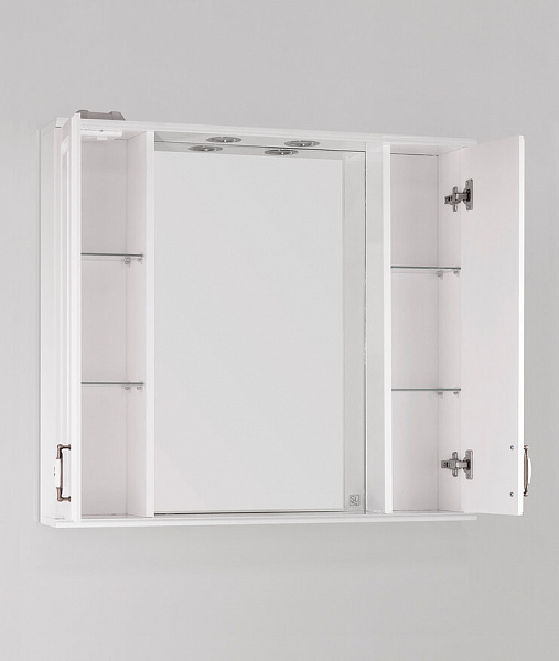 Зеркальный шкаф Style Line Олеандр-2 90х83/С