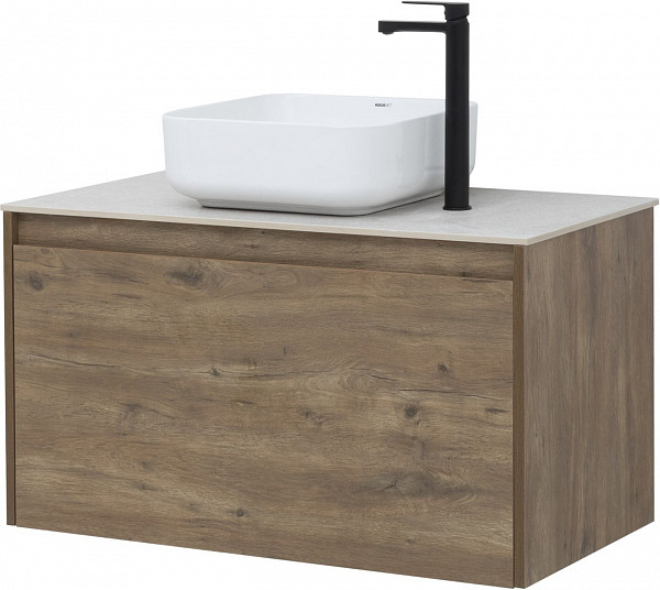Тумба под раковину Aquanet Nova Lite 90 дуб рустикальный (1 ящик) 00249517