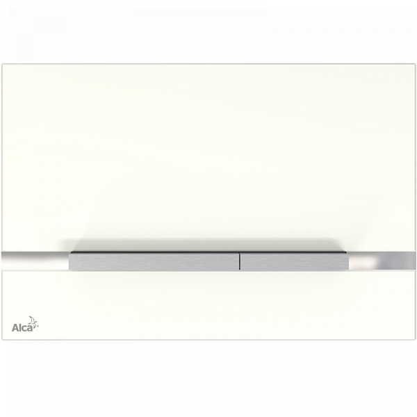 Клавиша смыва AlcaPlast FLAT STRIPE GLASS BLACK STRIPE-GL1200