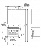 Тумба под раковину Aquanet Lino 70 Дуб Веллингтон 00253911