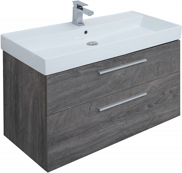 Тумба под раковину Aquanet Nova 100 дуб рошелье 00249923