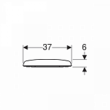 Крышка-сиденье для унитаза Geberit Renova 500.836.01.1