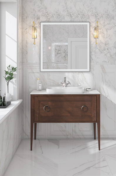 Тумба Kerama Marazzi PLAZA Classic Neo напольная с ящиками 100, орех