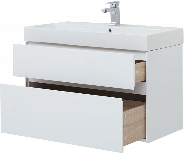 Тумба под раковину Aquanet Бруклин 100 белый 00203961