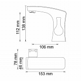 Смеситель для раковины Wasserkraft Berkel 4803