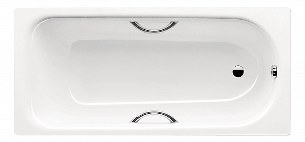 Стальная ванна Kaldewei Saniform Plus Star 170x70 133500010001 standard mod. 335 с отверстиями под ручки