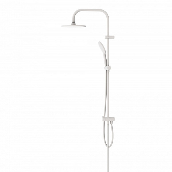 977000200 Jupiter, душ.система: верхн.душ 225 мм, ручн.душ 1 ф-ция 120 мм, штанга 1010 мм , белый