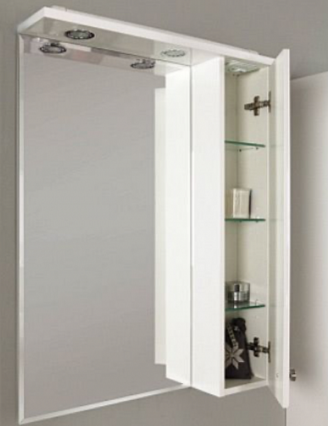Зеркало-шкаф Акватон Лиана 60x85 1A162702LL01R правый с подсветкой