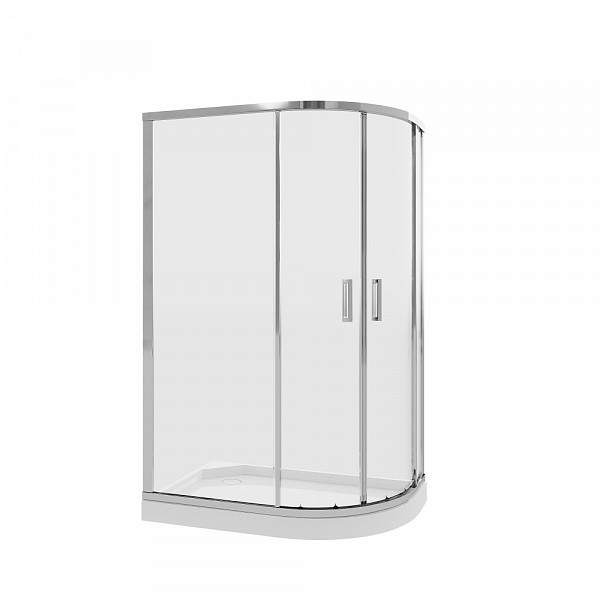 Душ. ограждение Niagara NG-6621-08 (120*80*190) полукруг, двери раздвижные, 1 место