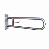 Поручень полукруглый для людей с ограниченными возможностями. Длина поручня 800мм. Отделка поручня: Матовый