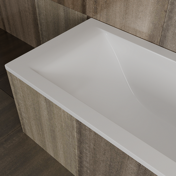 Ванна из литьевого мрамора Delice Diapason 1700х800