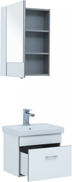 Тумба под раковину Aquanet Верона 50 (Moduo Slim) белый 00246951