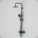 F0785A522 X-Joy, душ.система:  см-ль д/ванны/душа с ТМС, душ.штанга,верхний душ 220мм, ручн душ,черн